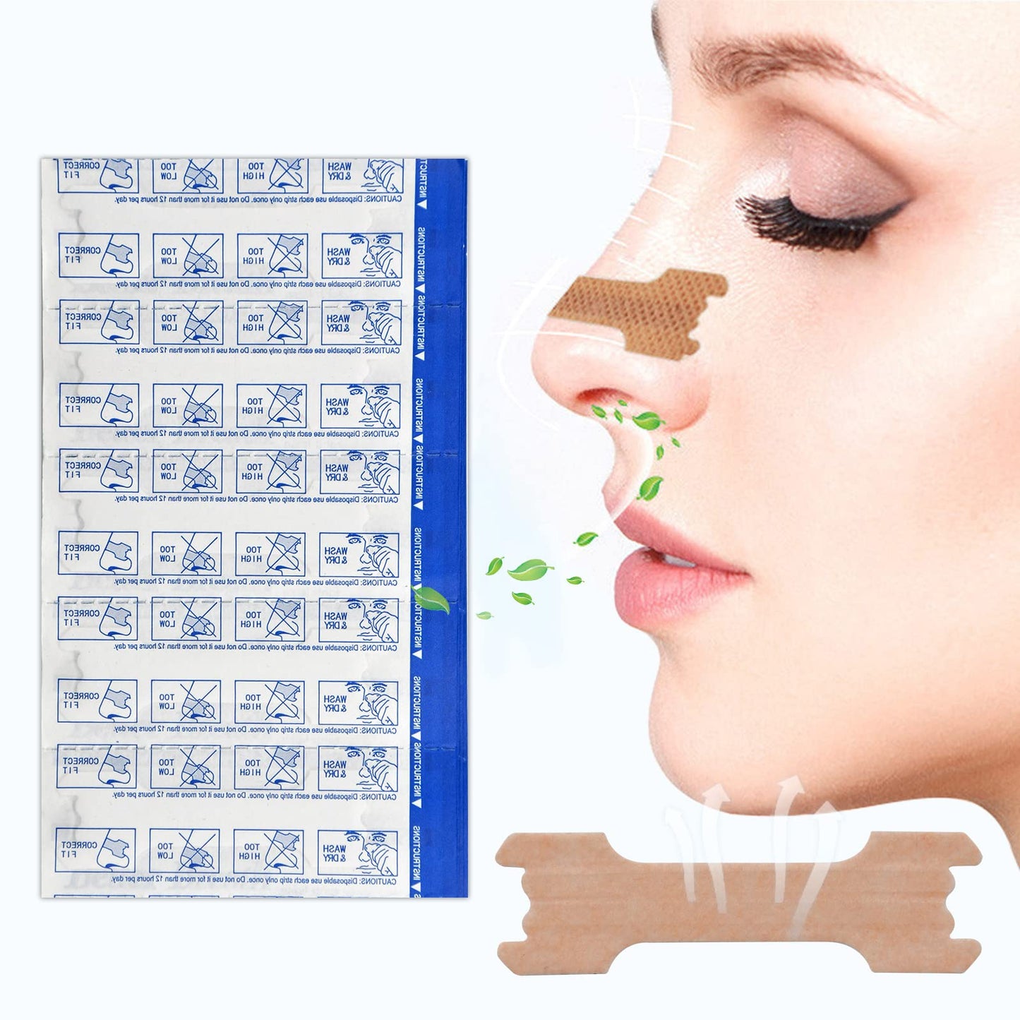 50-300 Count Nasal Strips(66mm*19mm) (100)