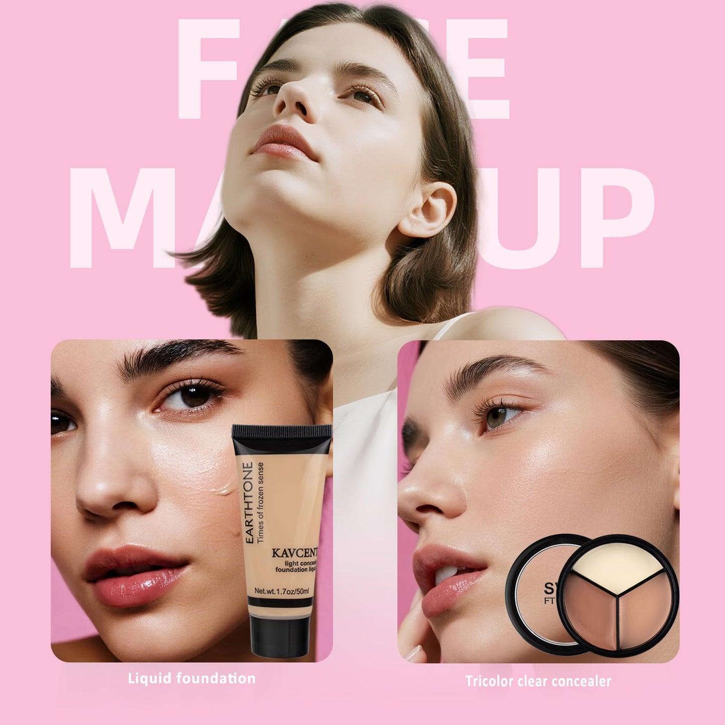 Makeup Set for Teens Women Makeup Kit for Women full Kit Makeup Gift Set for Teen Girls Christmas Eyeshadow Palette Teenagers Ma