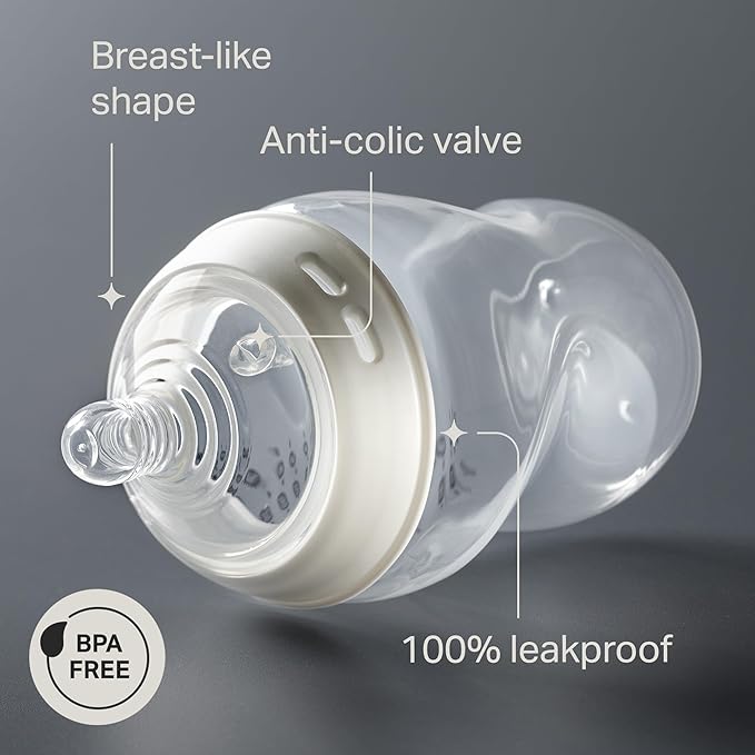 Tommee Tippee Electric Steam Sterilizer and Dryer & Natural Start 14 Piece Baby Bottle, Travel Bottle Warmer & Pacifier Set with Extra Nipples, 2 Formula Dispensers & Bottle Brush, Pink & Clear