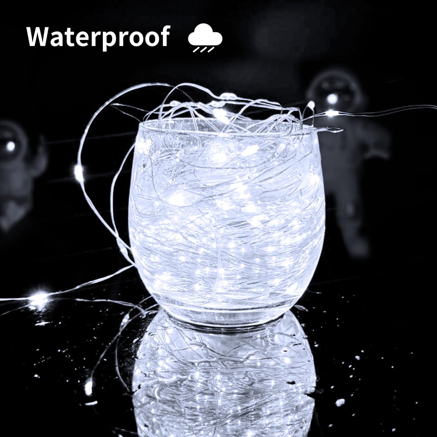 Solar String Lights Outdoor  99 Feet 300 Leds 8 Modes Solar Fairy Lights  Waterproof Outdoor Light For Patio Garden Yard Christmas Tree Halloween Wedding Party Decorations  White