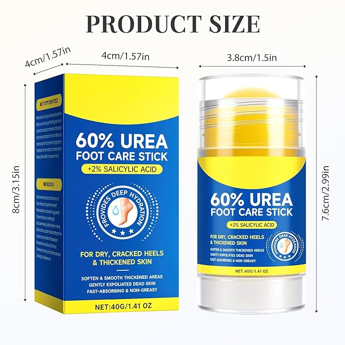 Hydrating and Anti-Cracking Foot Cream, 2025 Moisturising and Relieves Cracking and Dryness Foot Cream, Hand and Foot Repair Cream for Women & Men Callused, Feet, Knee, Elbow, Hand (BU-2PCS, #01)