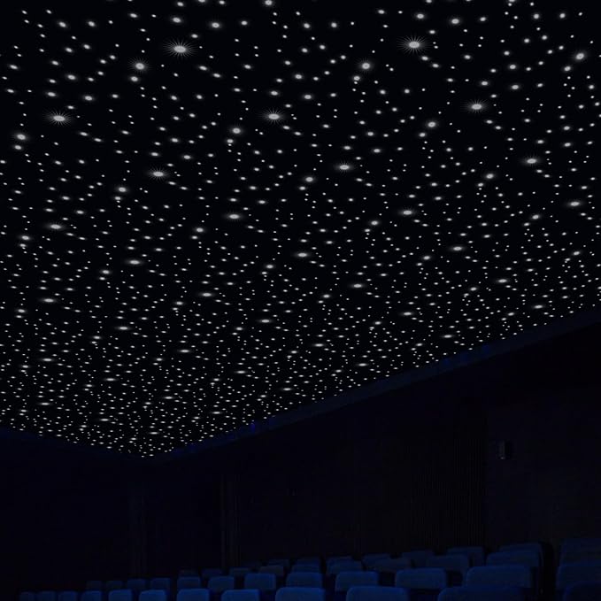 LED Star Light Curtain 13ft x 13ft Foldable DMX Control LED Stage Starry Sky Cloth Background 320 LEDs Star Light Curtain ...