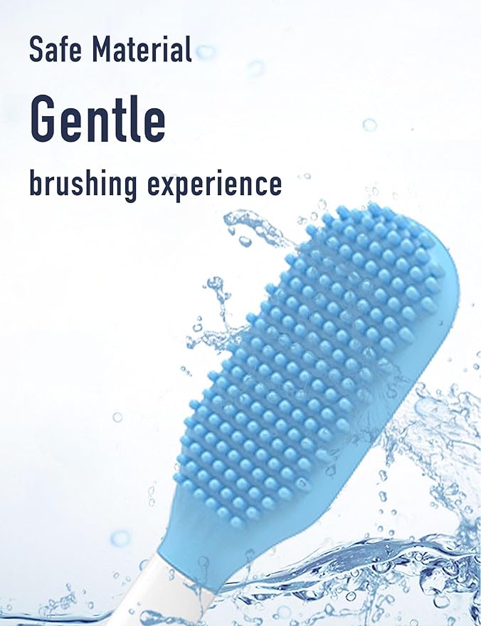 Tongue Scraper Heads Compatible with Philips Sonicare Click-On Handles – Gentle & Effective Tongue Cleaner, Fresh Breath, 2 Pack, Replacement Brush Heads (White, One Size)