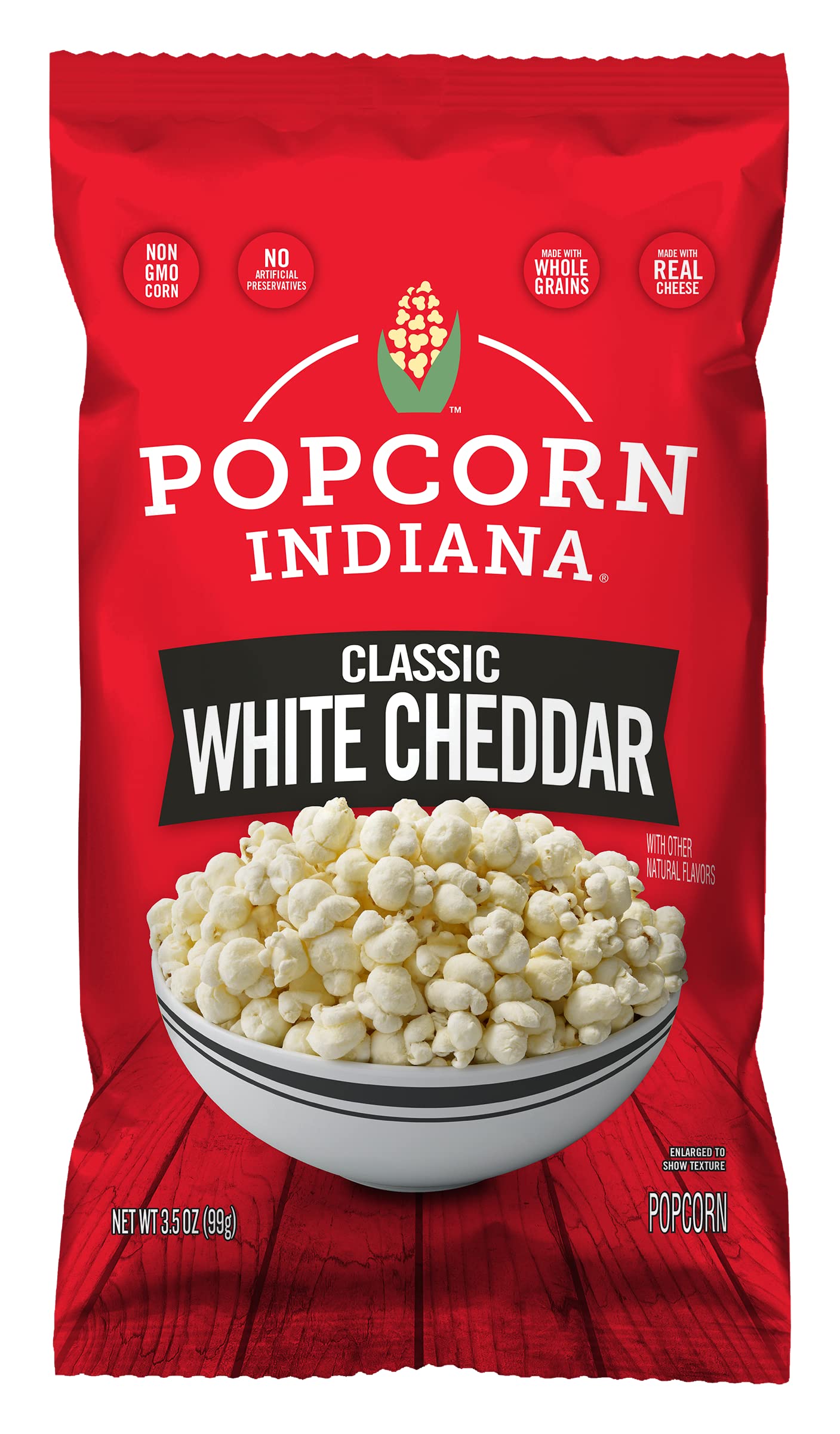 Popcorn Indiana Classic White Cheddar, 2.1 Oz (Pack of 6)