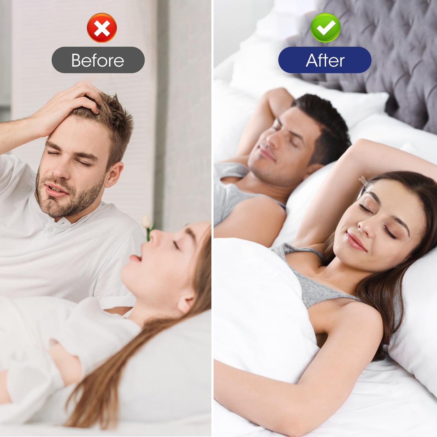 MQUPIN 300 Counts Nasal Strips Upgraded, Nasal Strips for Snoring, Safe, Long Effect, Reduction Snoring(66mm*19mm)