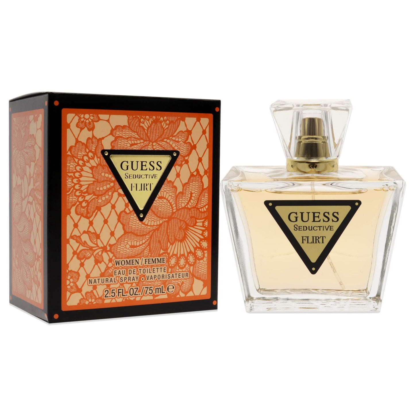 GUESS Seductive Flirt Eau de Toilette Spray Perfume for Women, 2.5 Fl Oz