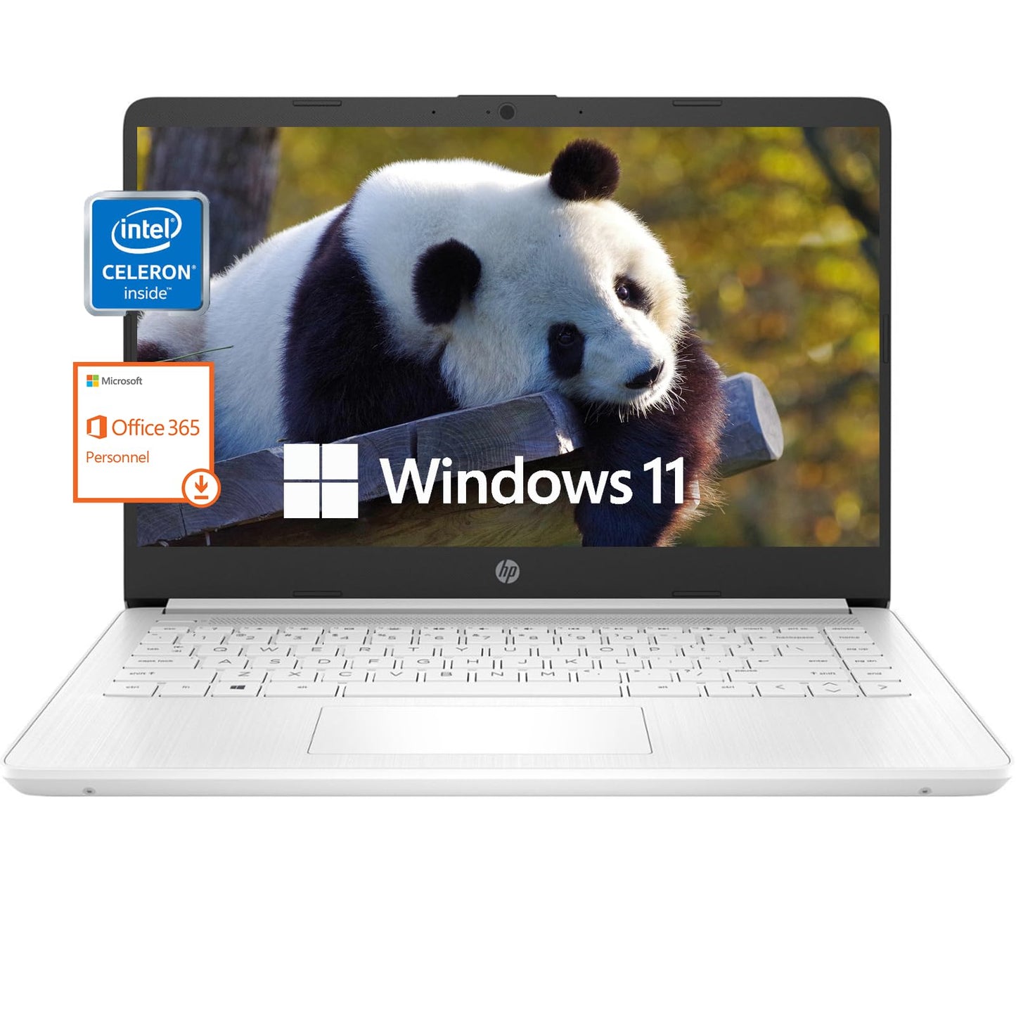 Hp 14 Laptop For Student And Business, Ultral Light Laptops, Intel Celeron N4120(Quad-Core),4Gb Ram,128Gb Storage(64Gb Emmc+64Gb
