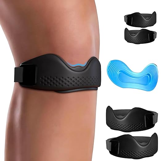 AZYYT Knee Brace for Men & Women 2 Pack — Effective Pain Relief & Patella Support for Running, Exercise & Recovery, Silico...