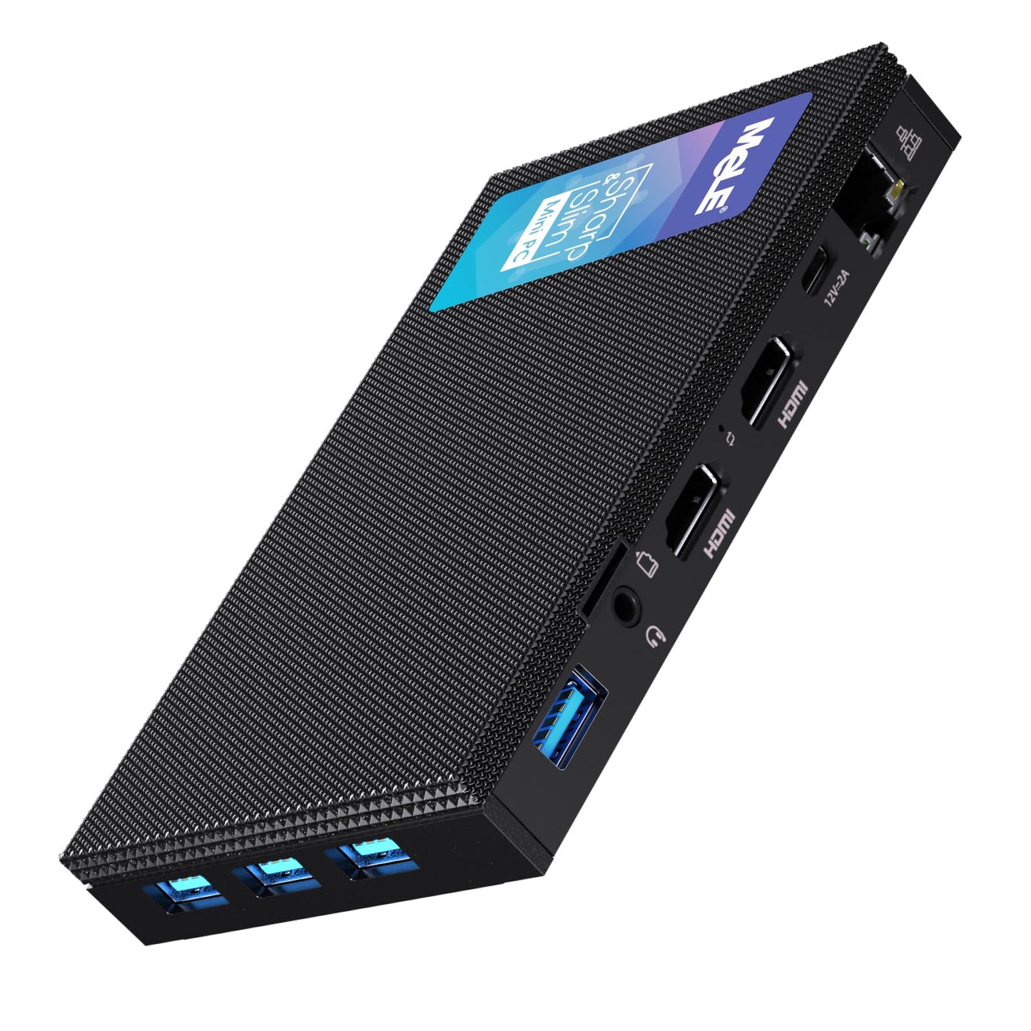 Mele Quieter3Q Fanless Mini Pc 16Gb Ddr4 512Gb Rom Tiny Desktop Pc Celeron N5105(Up To 2.9Ghz) Micro Computer Dual Hdmi 4K@60, V