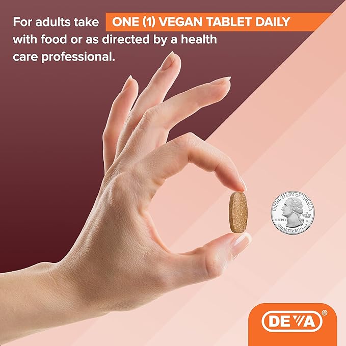 DEVA Vegan Vitamin C, 500 MG with Elderberry, Echinacea, Zinc & More, Vegan & No Animal Ingredients, 90 Tablets, 1-Pack