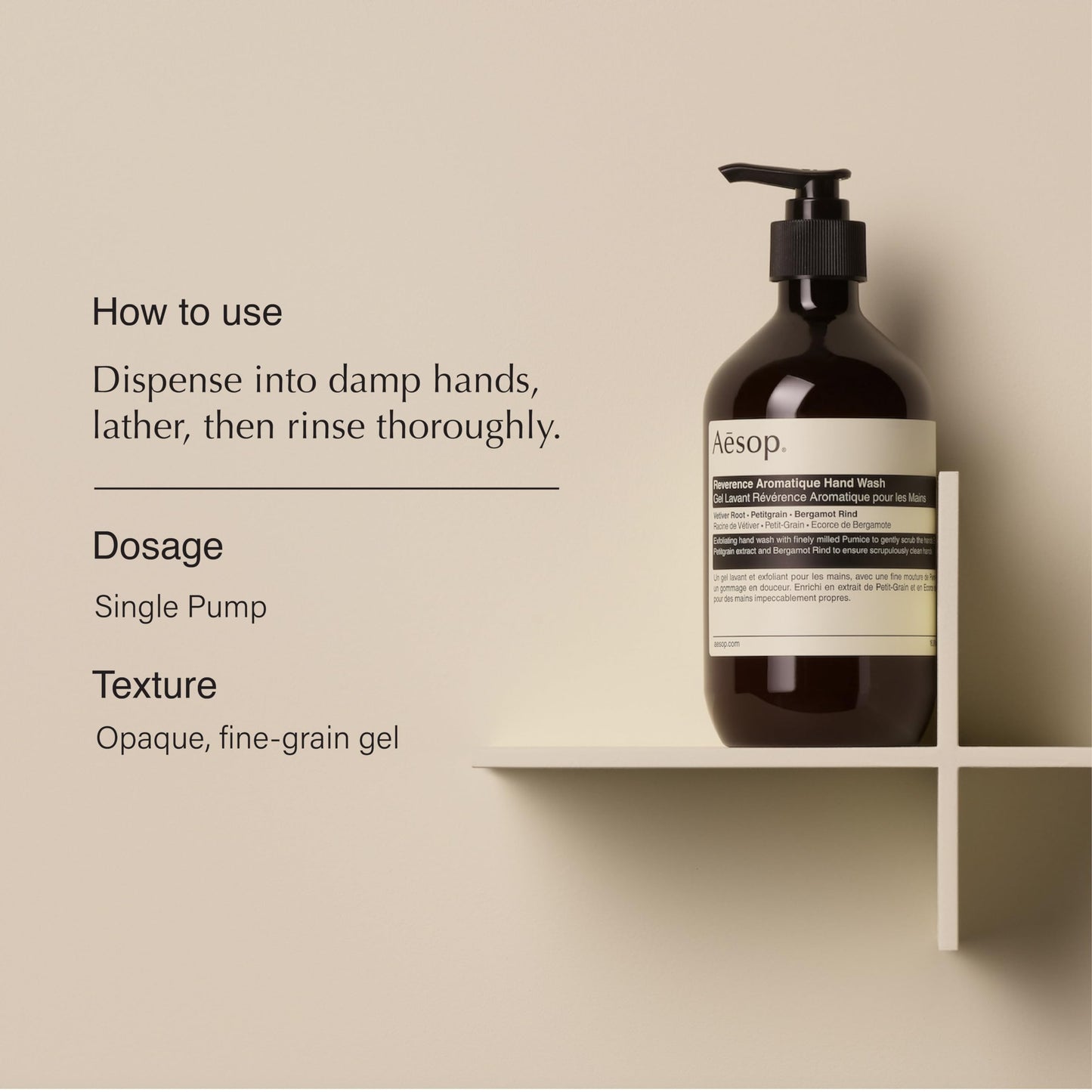 Aesop Reverence Aromatique Exfoliating Hand Wash + Hand Balm Set | Cleanse and Exfoliate the Hands | Paraben-Free, Cruelty-Free