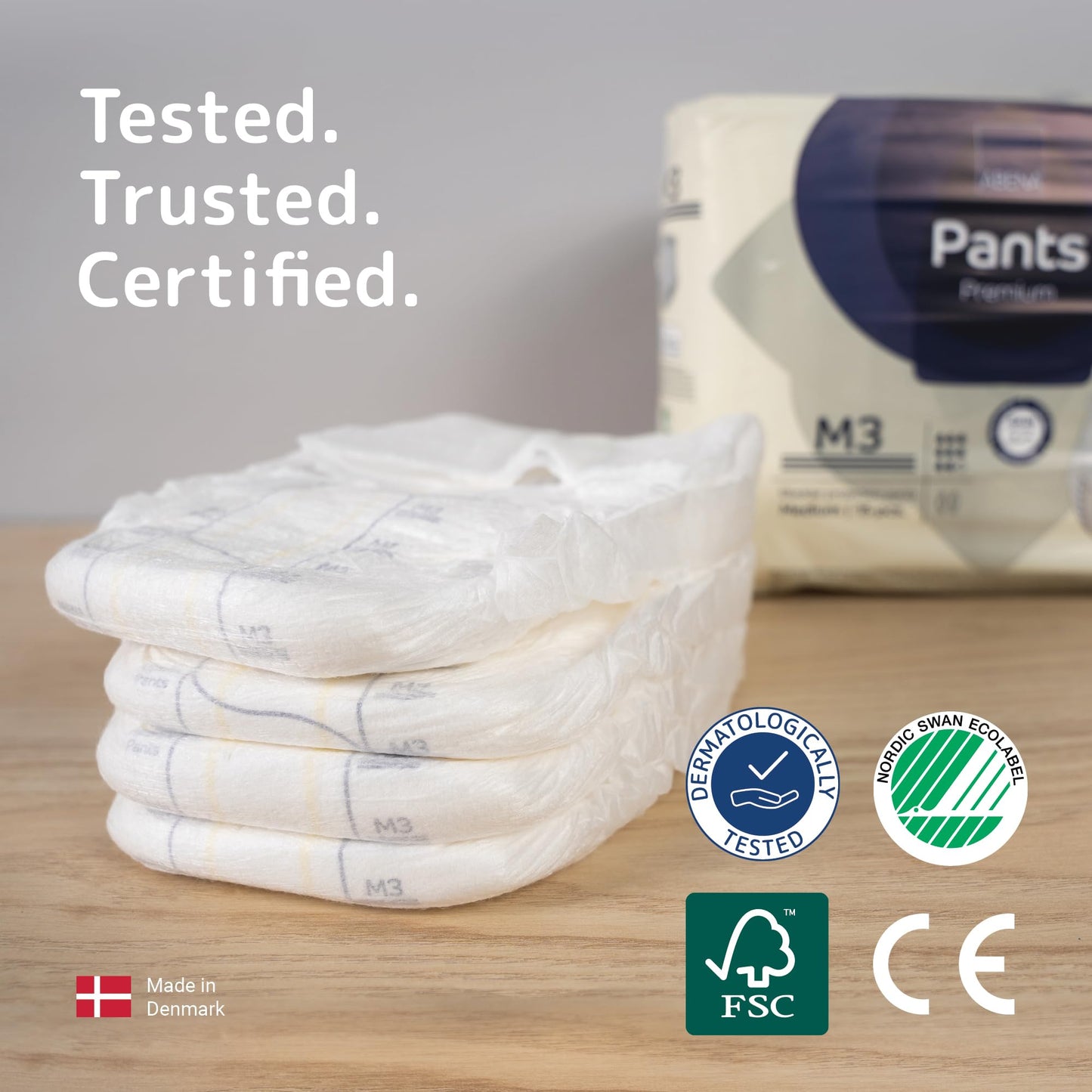 Abena Pants, Premium Protective Underwear, Level 3, (Medium To Extra Large), Medium, 15 Count