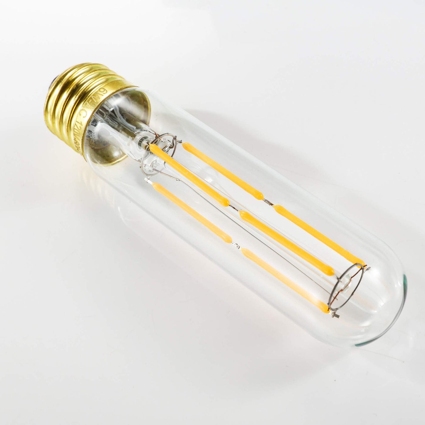LVYE T10 LED Bulb Dimmable 6W 3000K Soft White Glass E26 Base 3 Pack