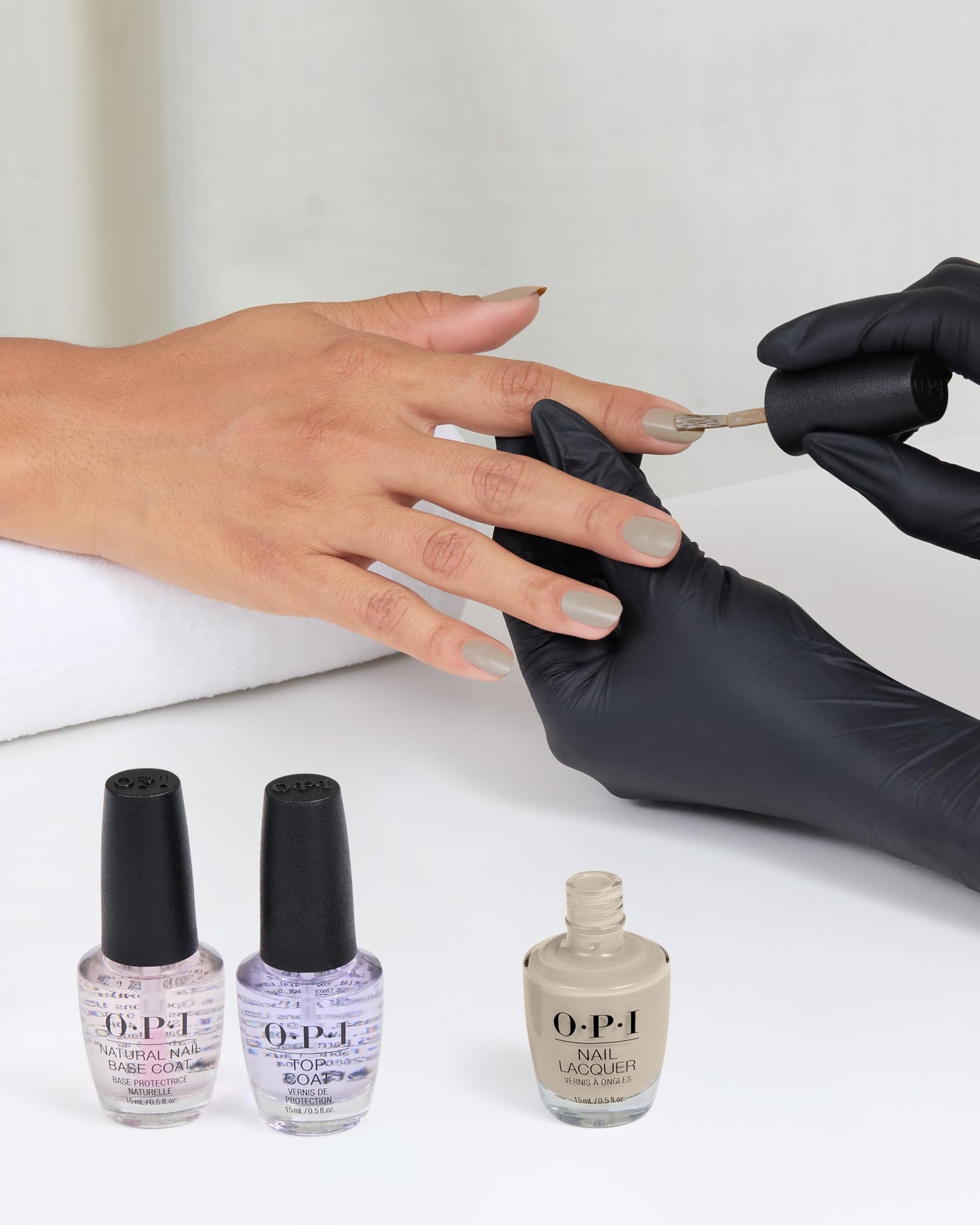 OPI Nail Lacquer Suzis Pager | Opaque Dark Neutral Gray Crme Chip Resistant Nail Polish | What's Your Mani-tude | Fall 2025