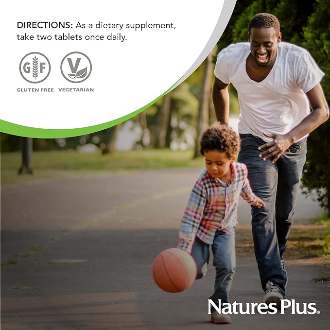 Natures Plus Commando 2000-60 Tablets - Antioxidant Protection - Supports Brain, Circulatory Function & Immune System - Vegetarian, Gluten Free - 30 Servings
