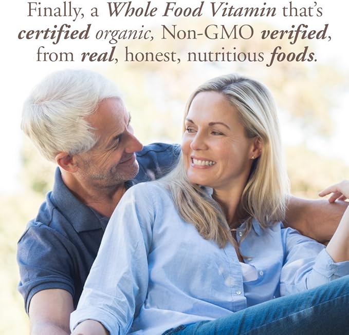 Garden of Life Organics Plant Calcium Supplement Made from Whole Foods with Magnesium, Vitamin D as D3, and Vitamin K as MK7, Gluten-Free - 60 Day Count