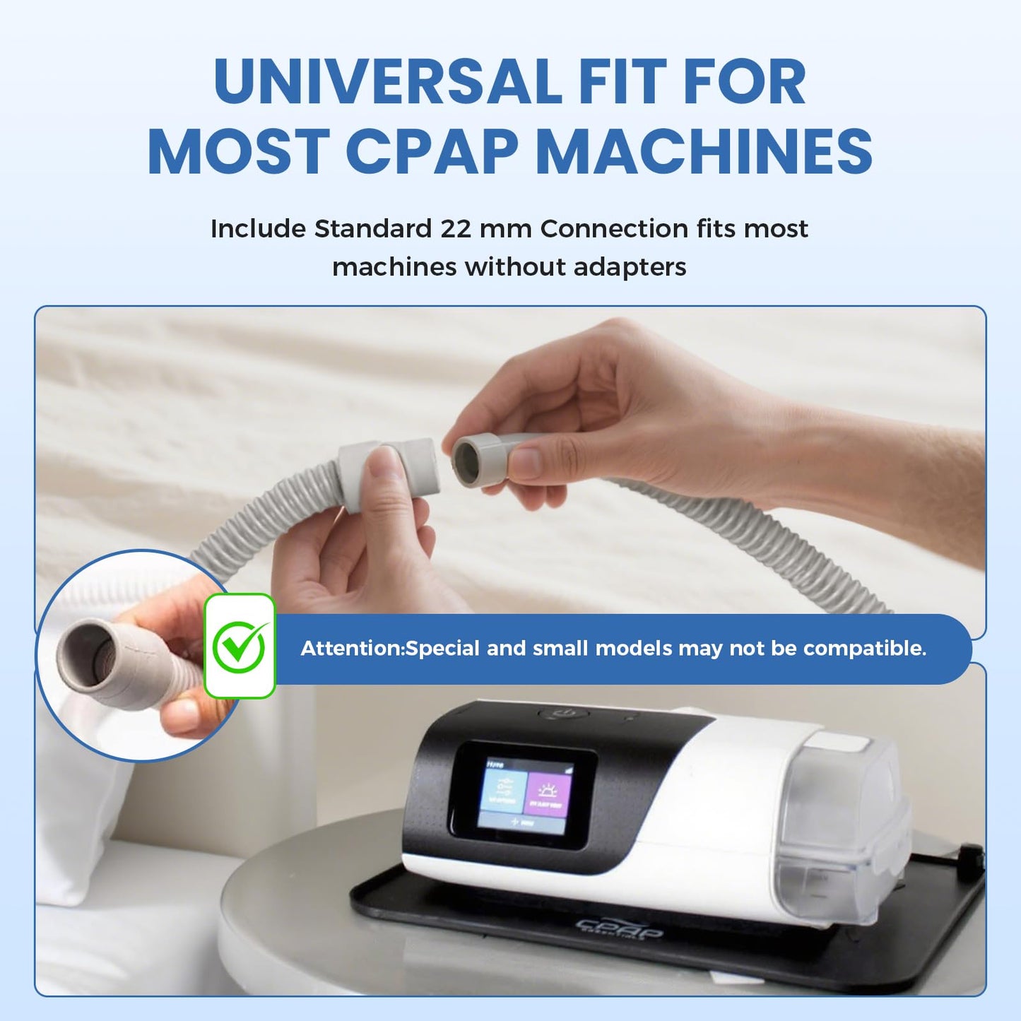 TMS Comfort Series CPAP MASK, Full Face CPAP Mask,Optimized Comfort & Secure Seal with Advanced Memory Foam Cushion, Headstrap Frame Assembly, Medium
