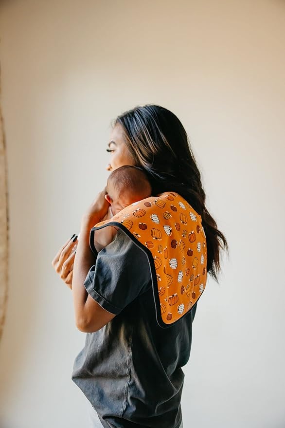 Copper Pearl Baby Burp Cloth Large 21''x10'' Size Premium Absorbent Triple Layer 3-Pack Gift Set Bones