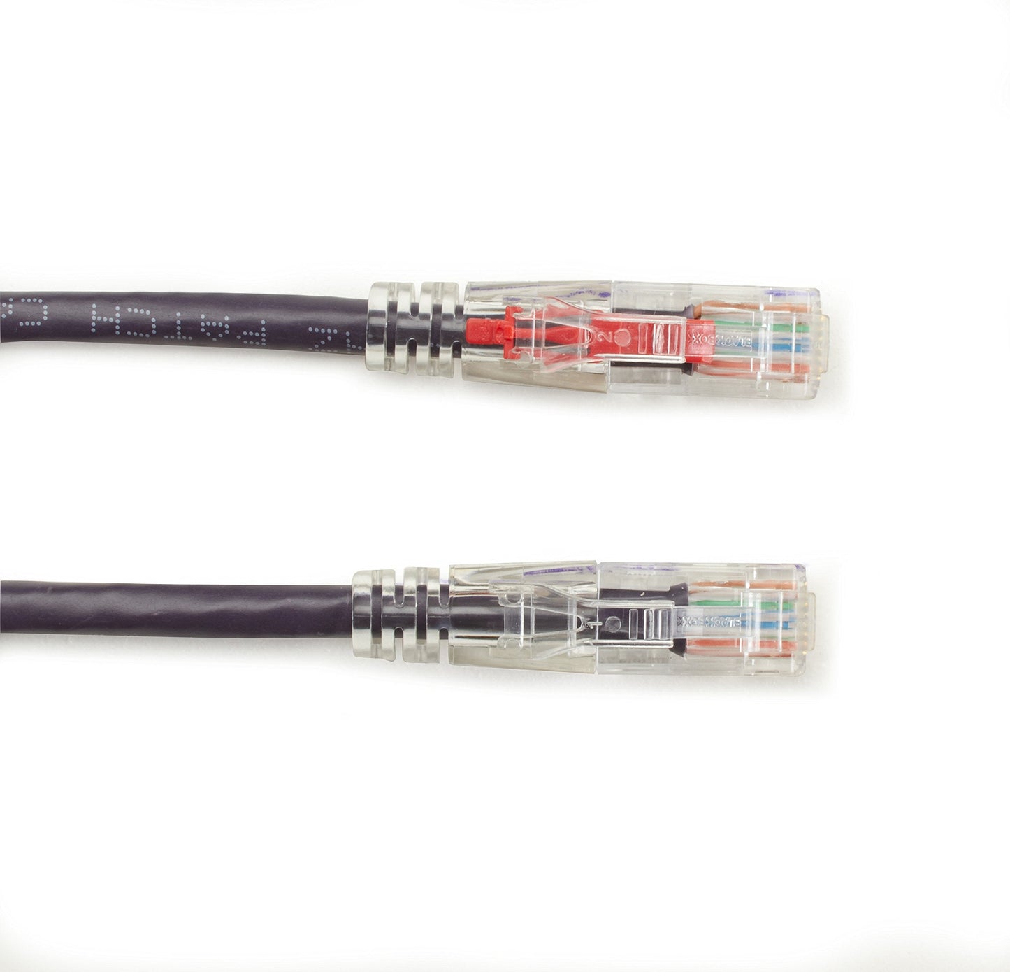 Black Box Gigatrue 3 Cat6 550-Mhz Lockable Patch Cable (Utp) - Violet, 3-Ft. (0.9-M)