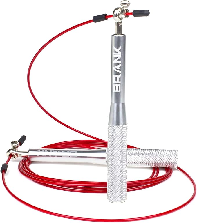 BRANK SPORTS® Speed rope set incl. 3 steel spare cables | Ideal for Crossfit, fitness, boxing and easy double under | Jump...