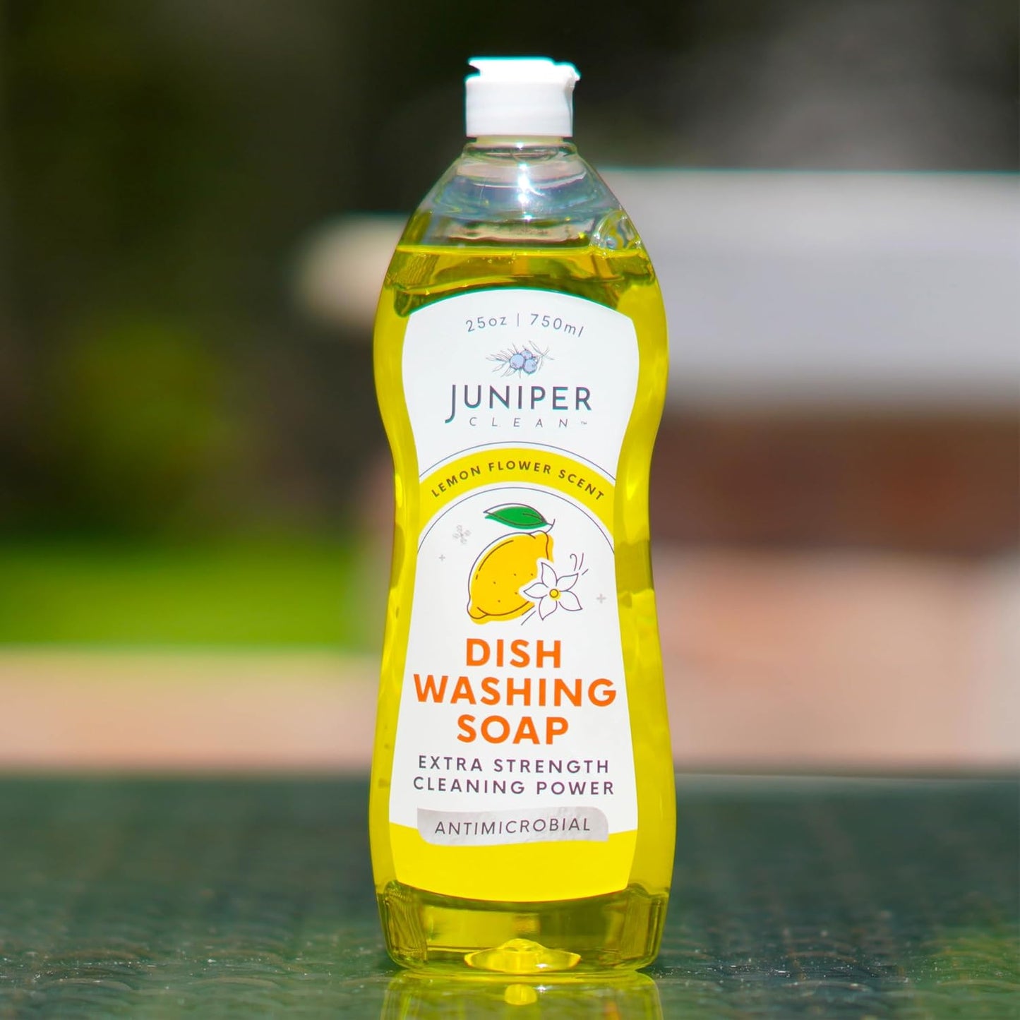 Dish Soap, Lemon Scent, Liquid Dish Washing Soap Squeeze Bottle 25 Fl Oz (Pack of 6)