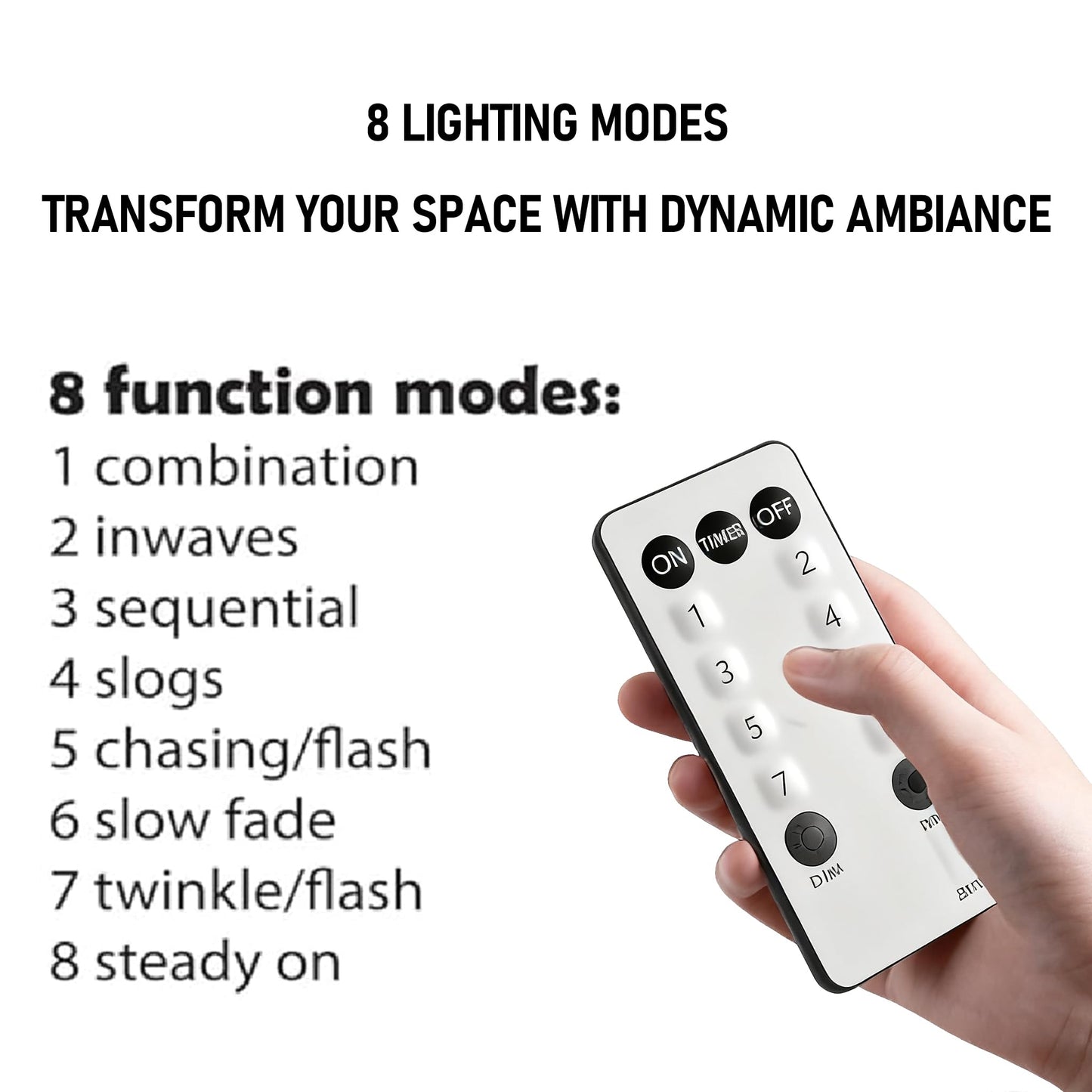 Tw Shine Christmas Lights  600 Led 196Ft Christmas String Lights Plug-In With 8 Modes Timer And Remote  Waterproof Outdoor Decorations For Bedroom Wedding Party Yard Tree Decor  White