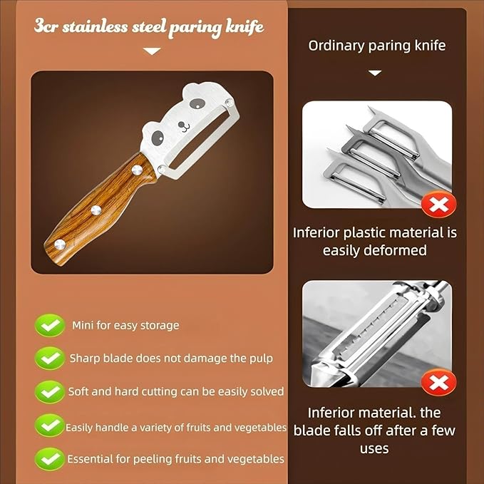 Vegetable Peeler Sharp Stainless Steel Blades for Sugarcane Pumpkin Papaya Potato pineapple Peeling Tool