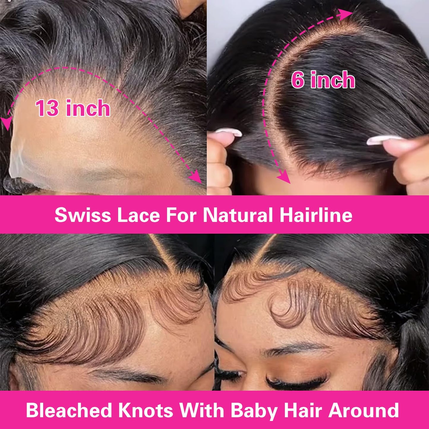 Mihugass Burmese Curly Human Hair Wigs For Women Jet Black 13x6 Lace Front Wigs 250 Density Brazilian Full Lace Frontal Wigs Pre