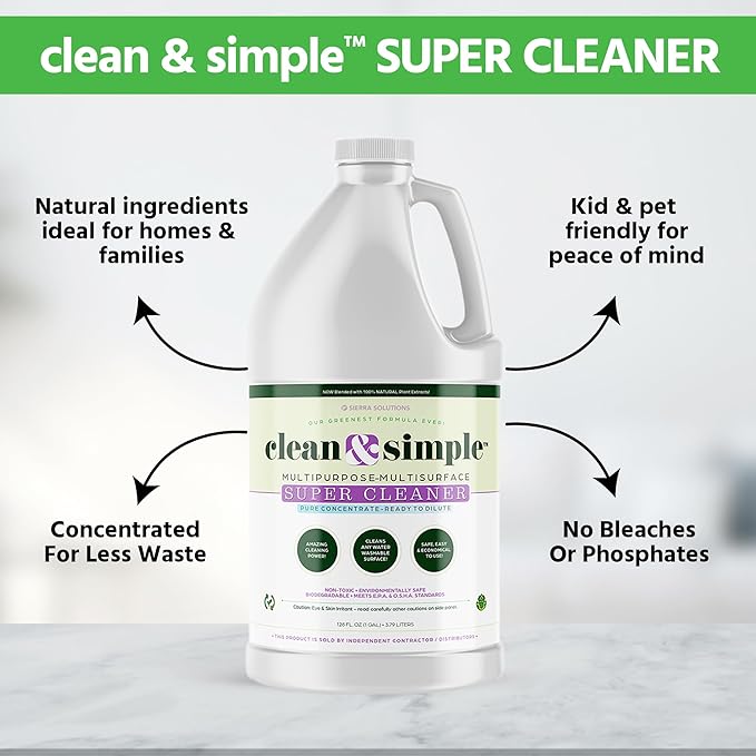 All-Purpose | Household Cleaner | clean & simple™ SUPER CLEANER concentrate