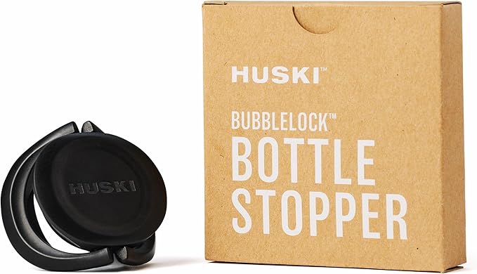 Huski BubbleLock™ Bottle Stopper | NEW | Compact & Convenient Champagne Stopper | Wine & Bar Accessories | Fits in the Huski Champagne Cooler | Wine Gifts