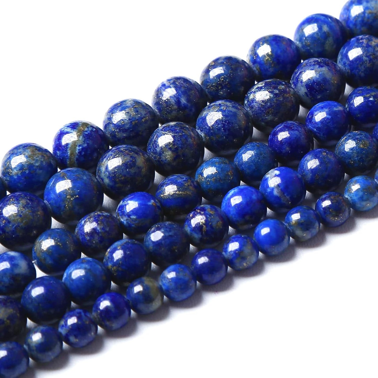 AAA+ Natural Lapis Lazuli Gemstone Beads 6mm 60PCS Round Loose Stone Beads for Jewelry Making DIY Bracelets Necklace Earrings