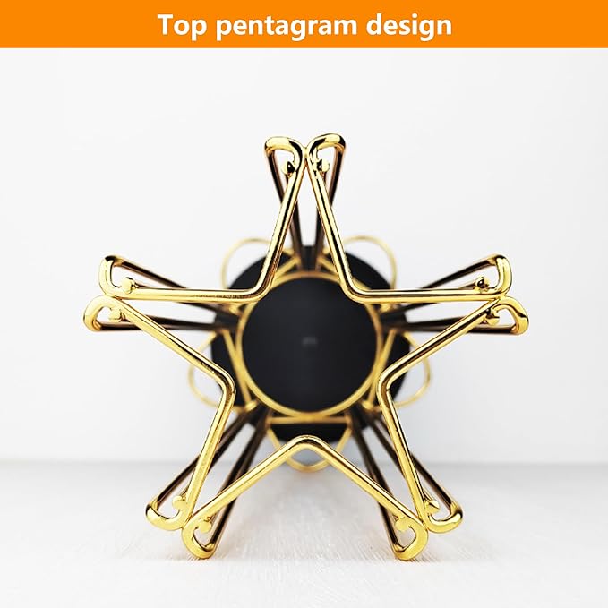 Vertuo Pod Holder Carousel Stand for 35 Nespresso Vertuo Capsule Storage Organizer with Extra Space for Coffee Mate Silent Rolling，Gold