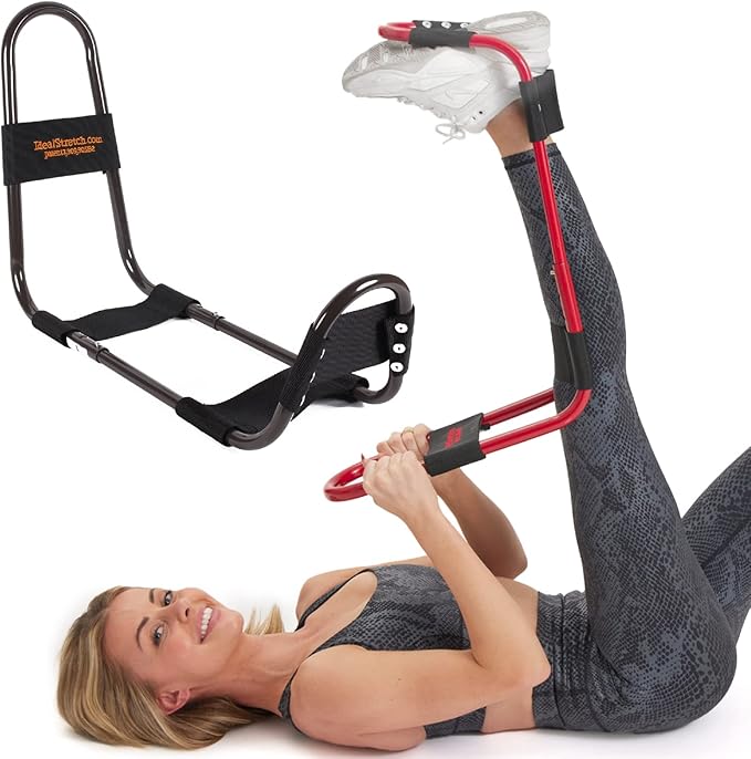 IdealStretch - Original Patented – Hamstring Stretcher, Lower Back Stretcher, Hip Stretcher, & Calf Stretcher - Knee Exten...