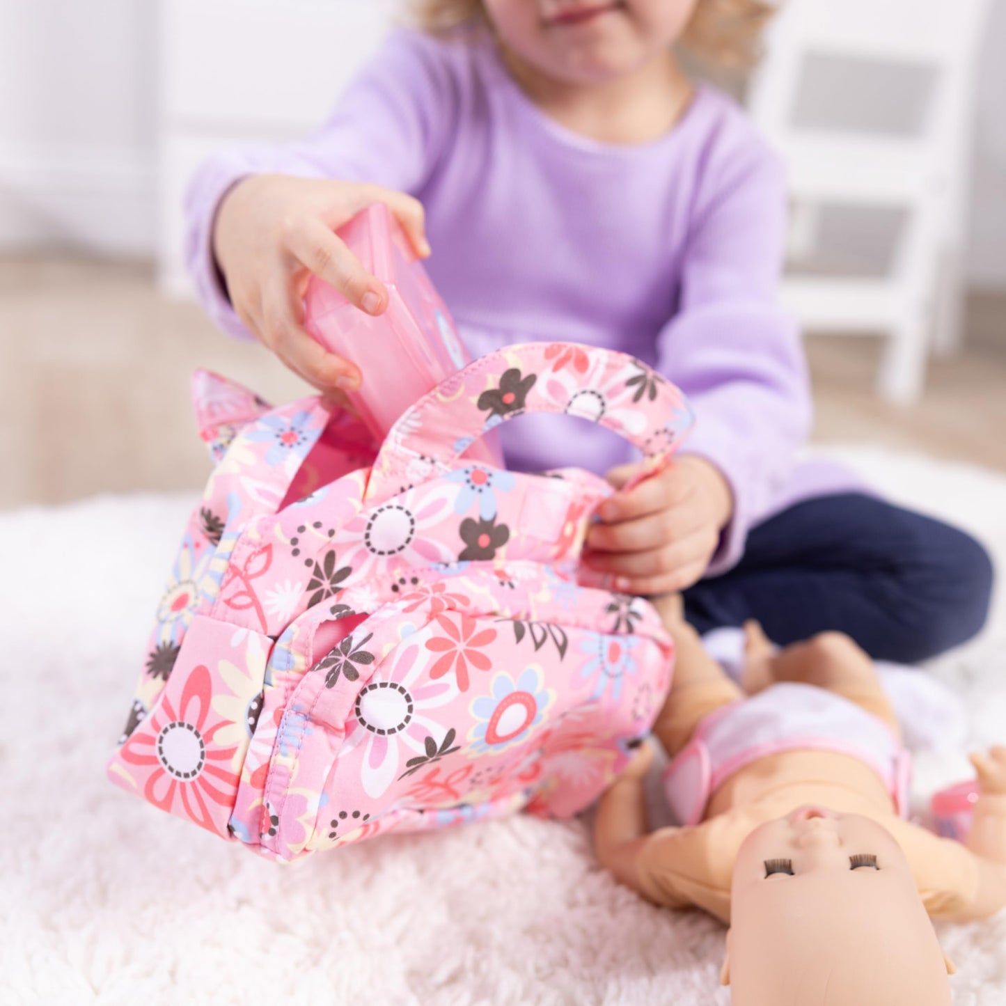 Melissa & Doug Mine to Love Doll Diaper Changing Set With Accessories (7 pcs)