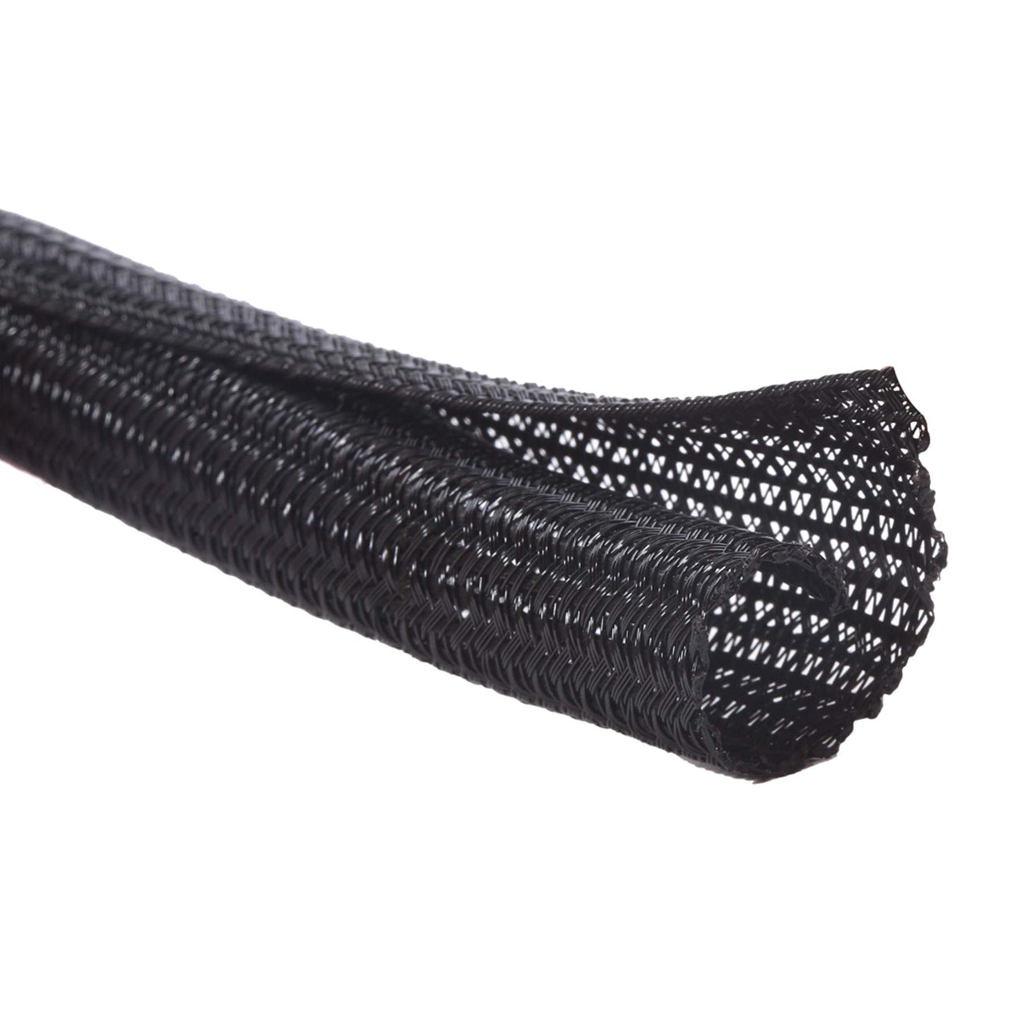 Alex Tech 20Ft - 1.5 Inch Cord Protector Wire Loom Tubing Cable Sleeve Split Sleeving For Usb Cable Power Cord Audio Video Cable
