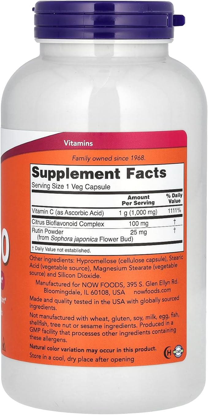 Now Foods C 1000, 250 Capsules