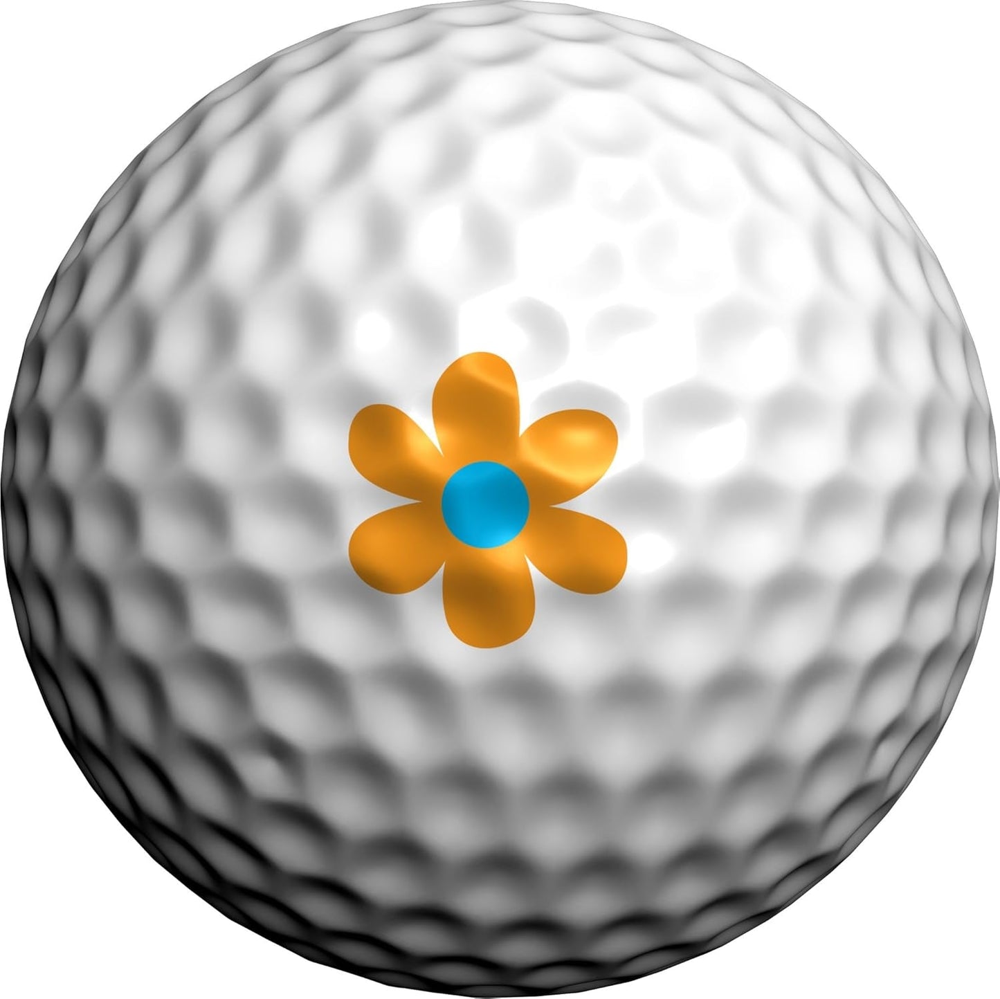 Golfdotz - USGA Rule Conforming Golf Ball Markers, Golf Ball Stickers for Marking Balls, No More Smearing from Stamps, Gifts for Golfers, Dads, and Retirees, (Tropical Collection; 18-32 Count)