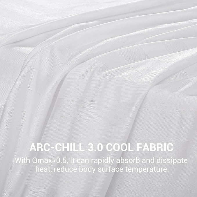 Elegear Revolutionary Cooling Blanket Twin, Absorbs Heat to Keep Body Cool for Night Sweats, Double Sided Arc-Chill3.0 Cool Fiber Q-Max>0.5, Lightweight Summer Cold Blankets Sleeping 59" x 79"