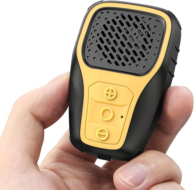 Inwa Wearable Bluetooth Speaker, Clip-on Wireless Portable Speakers, IP67 Waterproof Clip Speaker, Built-in Mic for Hands-...