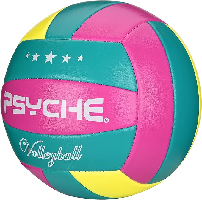 Wisdom Leaves Volleyball,Soft Volleyball Ball for Indoor Outdoor Beach Park Games Play and Training (Official Size 5)