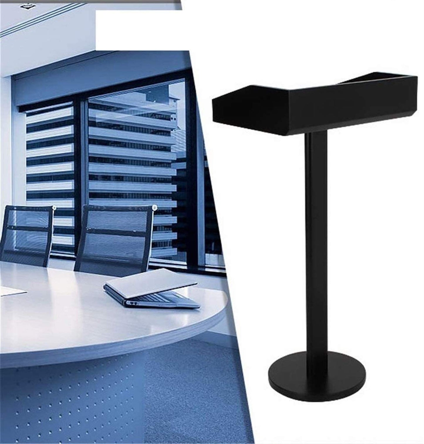 Lectern Podium Stand, Lectern Free-Standing Floor Standing Pulpit Hotel Restaurant Entrance Podium Welcome Table Speaking Stage Master of Ceremonies for Church School Presentation