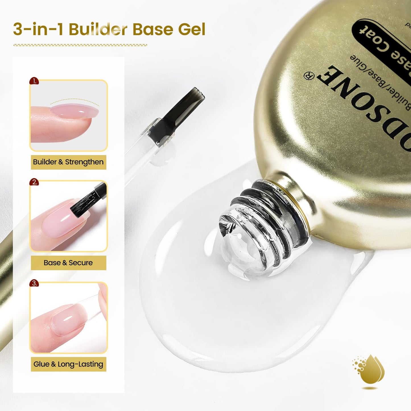 JODSONE Top Coat & Base Coat Gel Polish