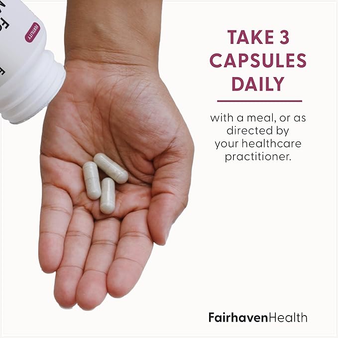 Fairhaven Health FertilAid for Women | Prenatal Vitamin Fertility Supplements for Women | Conception for Her with Vitex and Folate | Support Cycle Regularity and Ovulation* | 180 Vegan Capsules