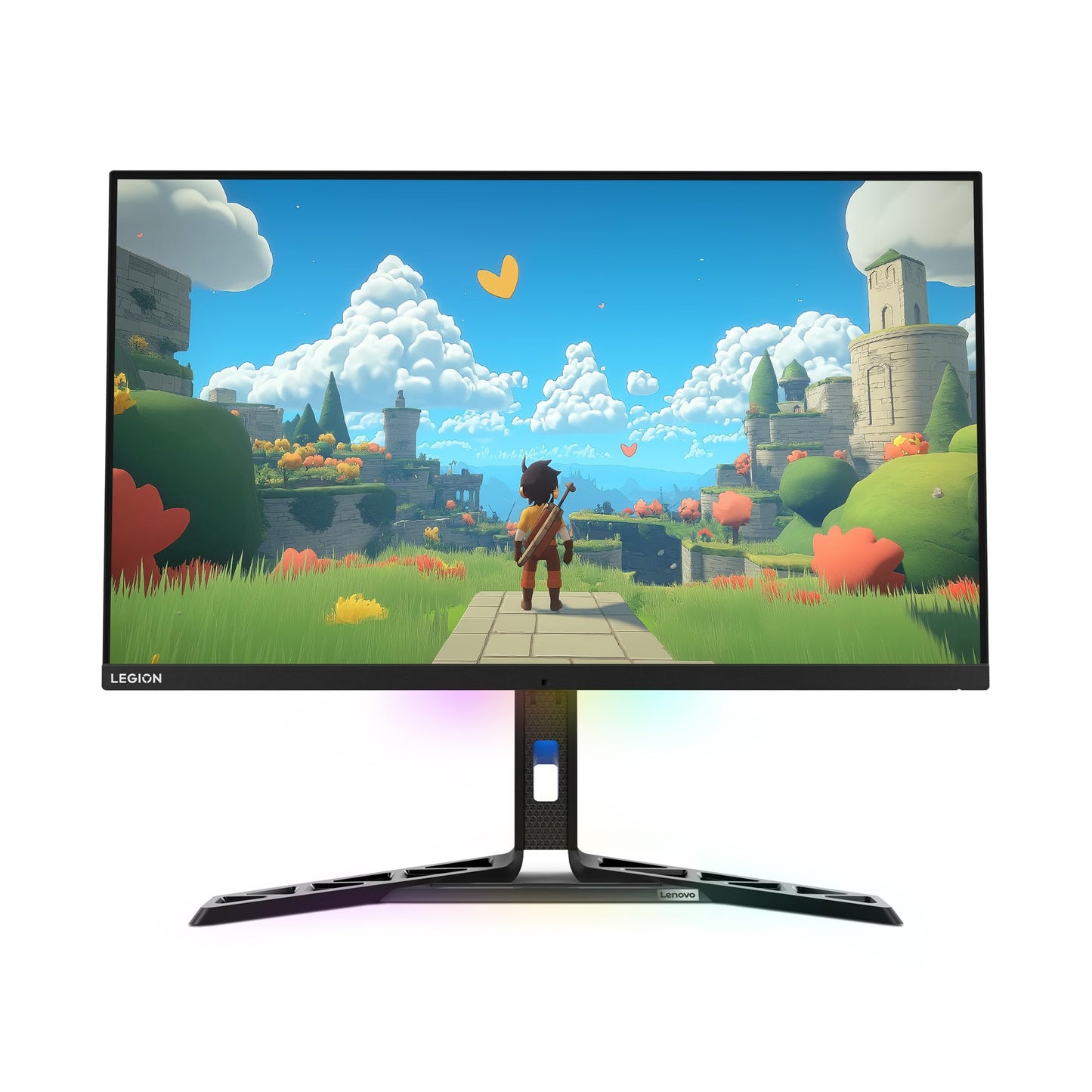 Lenovo Legion Y32p-30 Monitor - Gaming Monitor - 31.5" UHD IPS Display - 144Hz - DisplayHDR™ 400 - AMD FreeSync™ Premium - 0.2ms MPRT - Raven Black - NearEdgeless Design