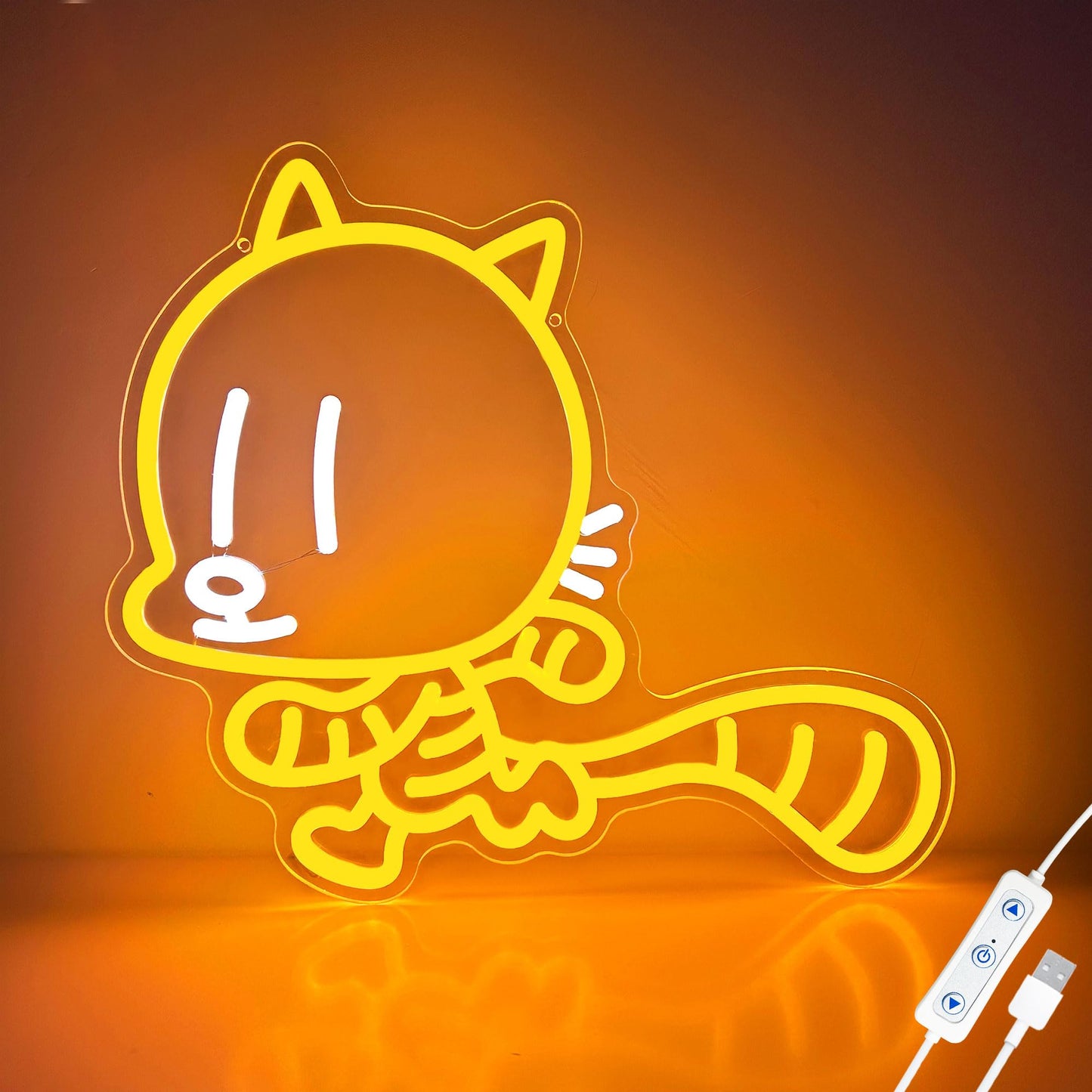 Officially Licensed Dog Mans Cat Kid Neon Signs for Wall Decor, Lil Petey LED Light Up Sign for Bedroom, Kids Room,Game Room,