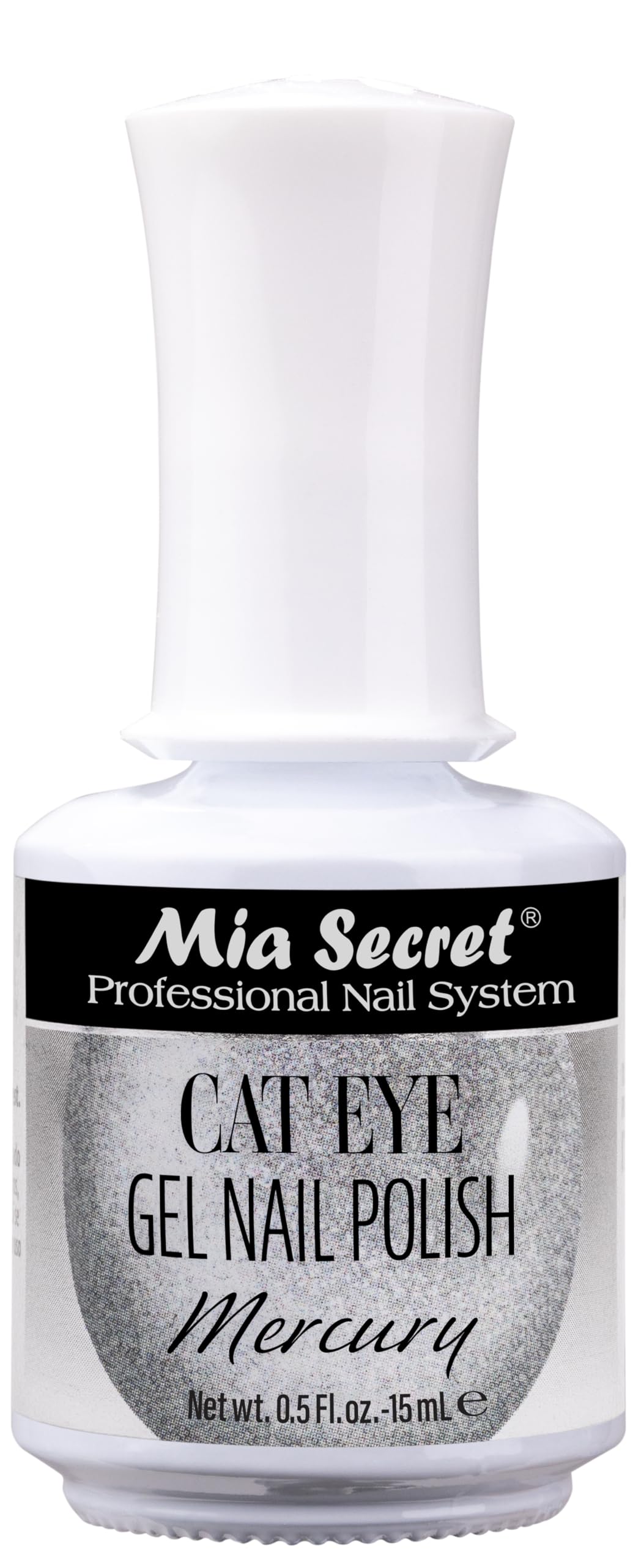 Mia Secret Gel Polish Cat Eyes MADE IN USA DIY or Salon (Mercury, 0.5)