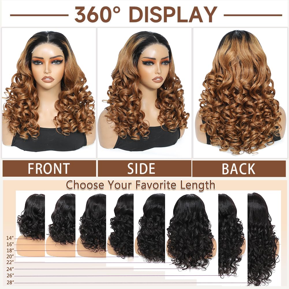 Ombre Lace Front Wigs Human Hair 5x5 Pre Plucked Pre Cut Lace Front Wigs Human Hair 5x5 HD Lace Closure Wigs Human Hair for Wome