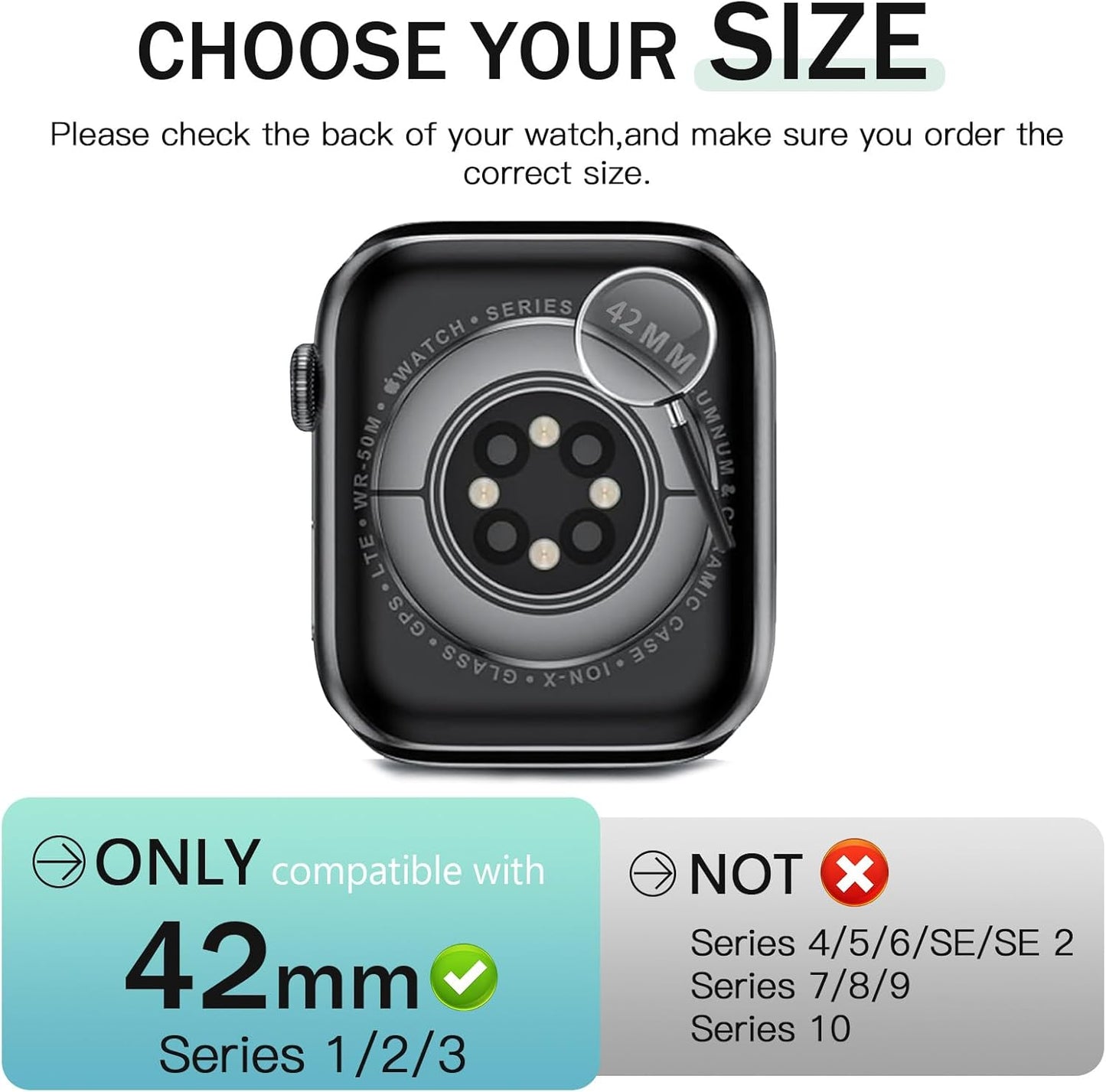 JR.DM 42mm 2 Pack Hard PC Case with HD Tempered Glass Screen Protector for Apple Watch Series 3/2/1, Slim Guard Bumper Full Coverage Protective Anti-Scratch Face Cover for iWatch, Pink/Clear