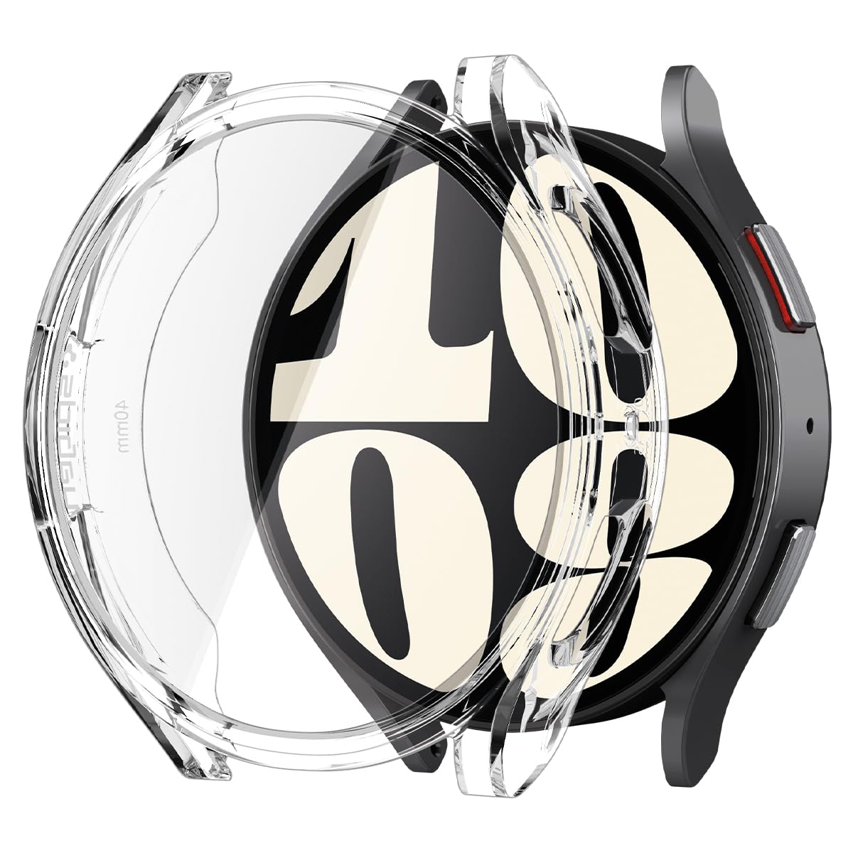 Spigen Ultra Hybrid Designed For Samsung Galaxy Watch 6 40Mm Case Scratch-Resistant Overall Protective Cover With Screen Protect