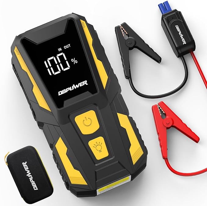 DBPOWER 5000A Jump Starter, 74Wh Car Battery Jump Starter for Up to 10.0L Gas and 8.0L Diesel Engine, 12V Portable Jump Bo...